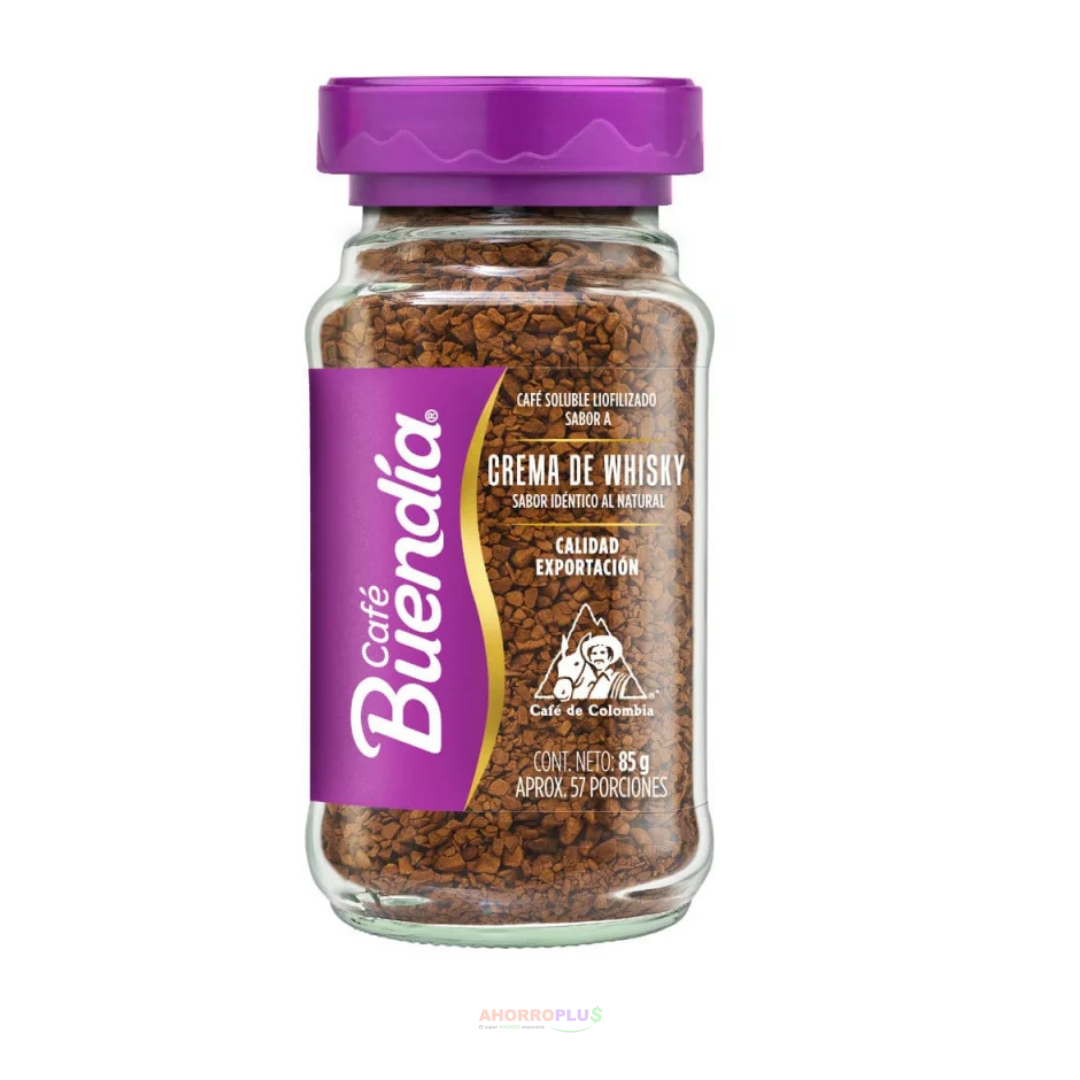 CAFE BUENDIA CREMA DE WHISKY 85G CJ6 - Mayorista AhorroPlus CAFE BUENDIA CREMA DE WHISKY 85G CJ6 Mayorista AhorroPlus