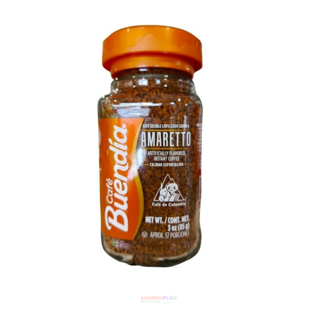 CAFE BUENDIA AMARETTO 85G CJ12   Mayorista AhorroPlus