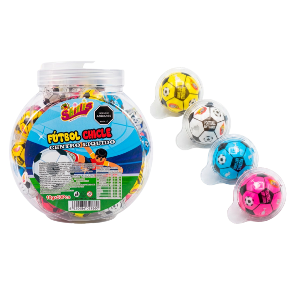 CHICLE BOMBONERA BALON DE FUTBOL *50UND CJ*12