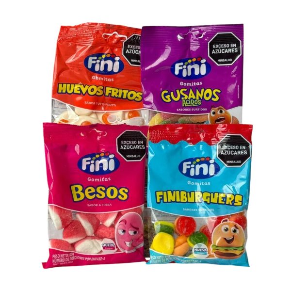 GOMAS FINI SURTIDAS *80GR CJ*12