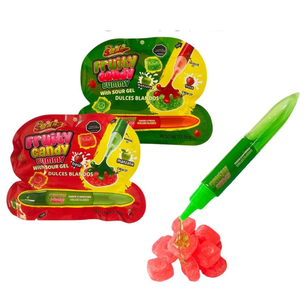 FRUITY CANDY GUMMY SOUR GEL 12UND CJ12   Mayorista AhorroPlus