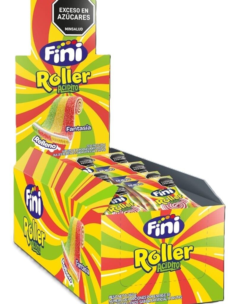 GOMA FINI ROLLER RELLENO FANTASIA 360GR CJ8   Mayorista AhorroPlus