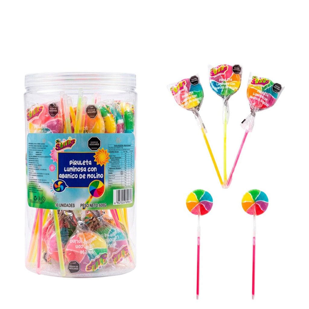 PIRULETA LUMINOSA FRUITS SLICE SHIFLIS 30UN CJ8   Mayorista AhorroPlus