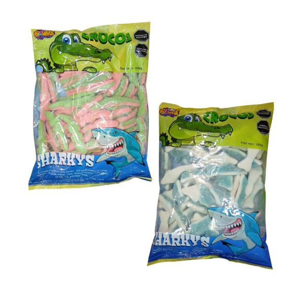 GOMA COCODRILO – TIBURON 1KG CJ*12