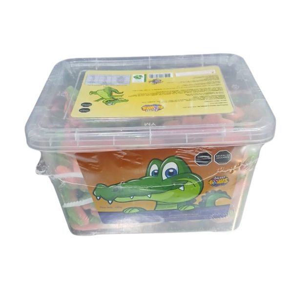 GOMA SWEET GUMYS COCODRILO TARRO*1KG