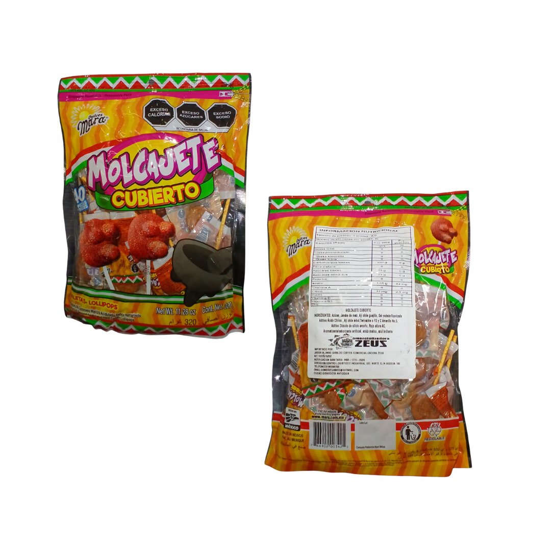 CHUPETA MOLCAJETE CUBIERTO *40 CJ*35