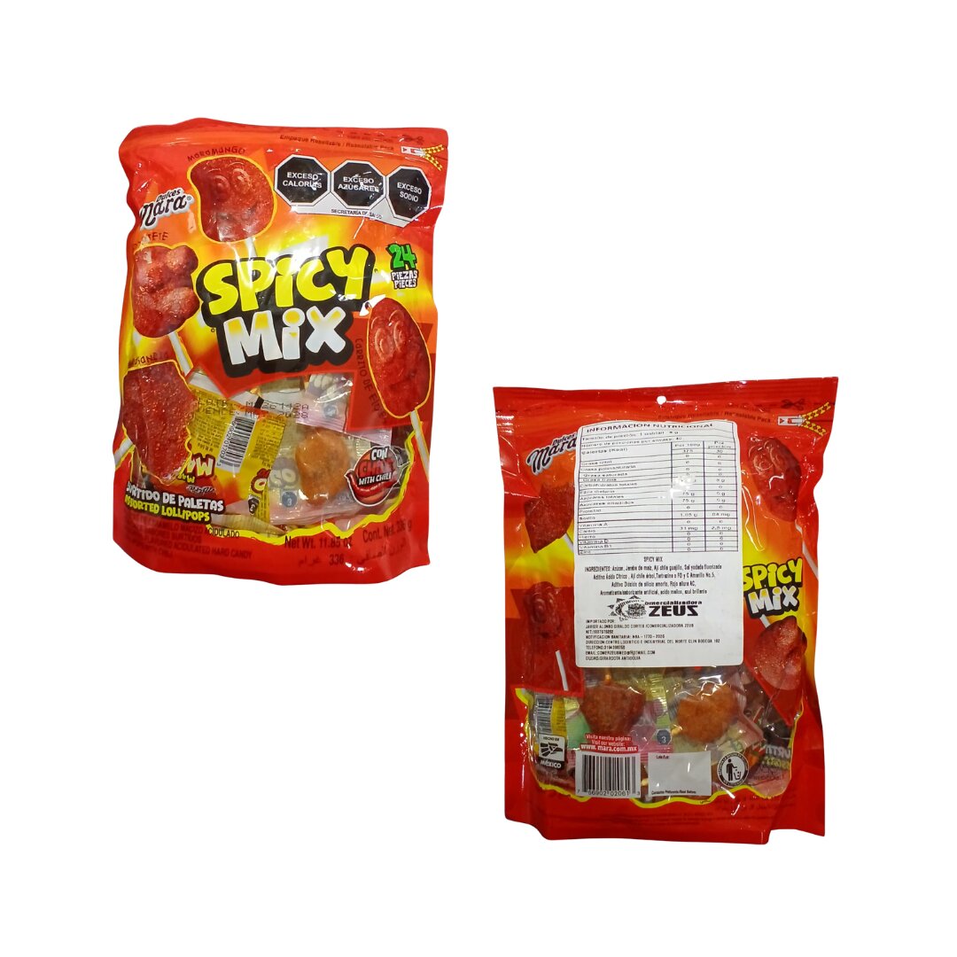 CHUPETA SPICY MIX *24 CJ*18