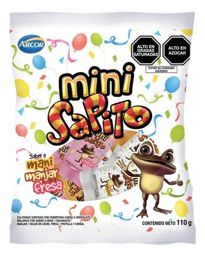 SAPITO MINI SURTIDO *110GR CJ*14