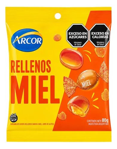 CARAMELO RELLENO MIEL *80GR CJ*48