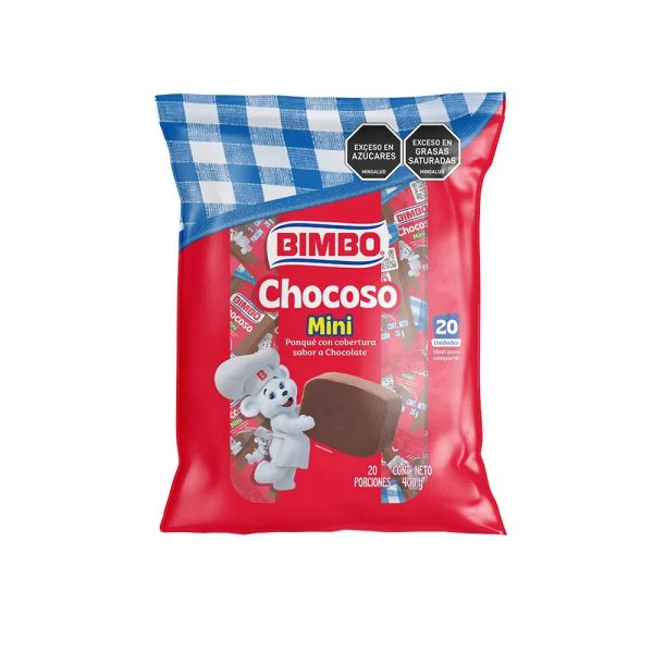 BIMBO MINICHOCOSOS PAQ*20 *400GR