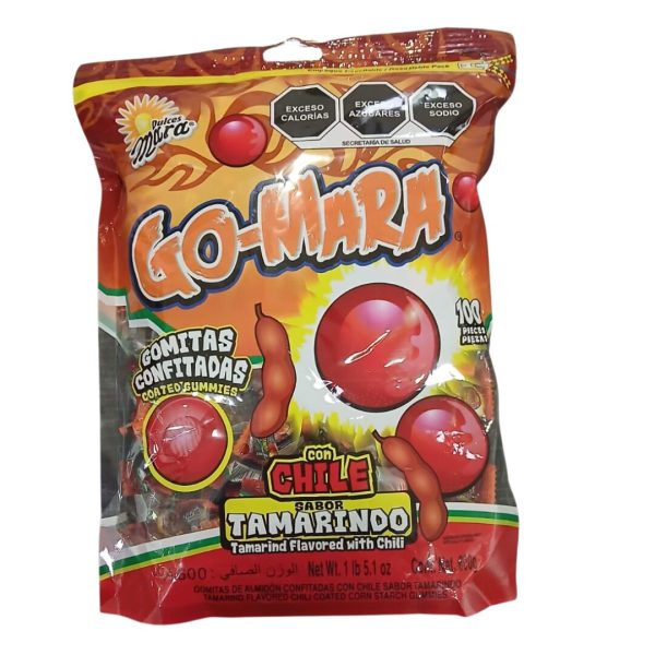 CHICLE GO-MARA TAMARINDO CON CHILE *600GR CJ*24