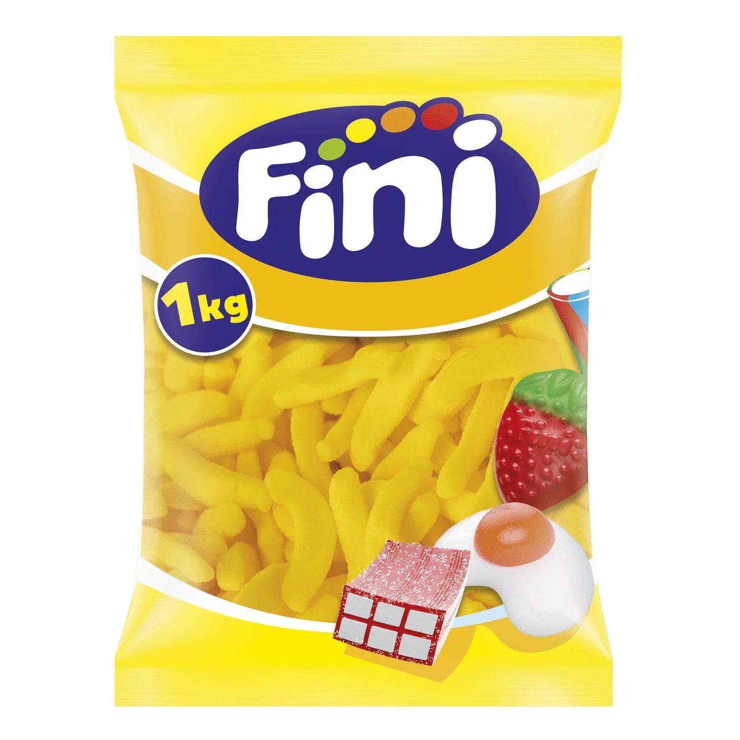 GOMAS FINI PLATANOS GIGANTES 1KG CJ12 - Mayorista AhorroPlus GOMAS FINI PLATANOS GIGANTES 1KG CJ12 Mayorista AhorroPlus