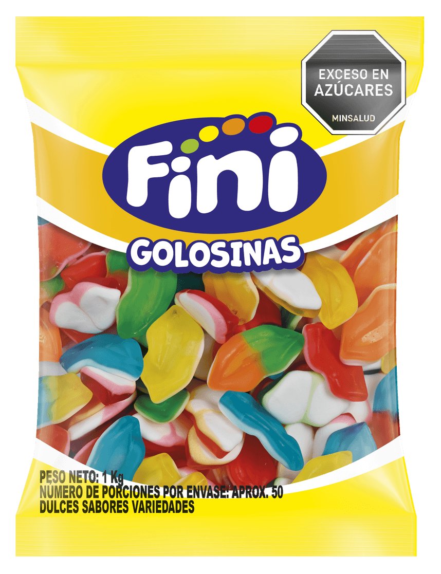 GOMAS FINIS LABIOS 1KG CJ12 - Mayorista AhorroPlus GOMAS FINIS LABIOS 1KG CJ12 Mayorista AhorroPlus