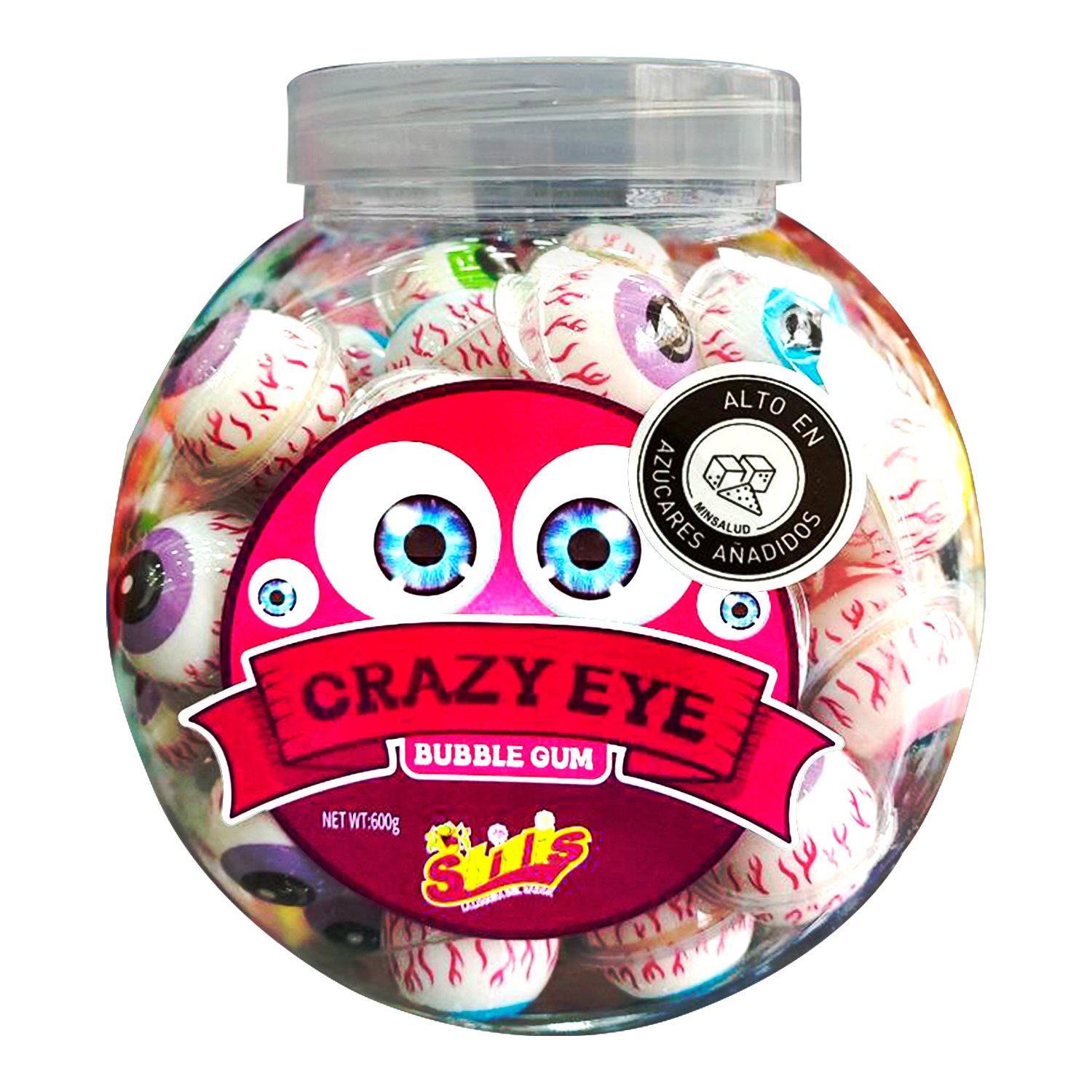 CHICLE BOMBONERA STRAWBERRY BUBBLE GUM 600GR CJ12 - Mayorista AhorroPlus CHICLE BOMBONERA STRAWBERRY BUBBLE GUM 600GR CJ12 Mayorista AhorroPlus