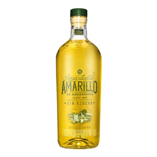 AGUARDIENTE AMARILLO LT VIDRIO CJ*12