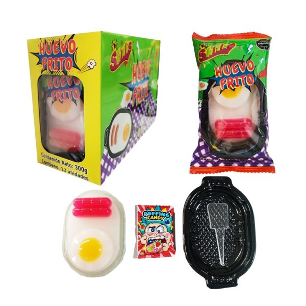 GOMA HUEVO FRITO – SALCHICHA *12 CJ*24