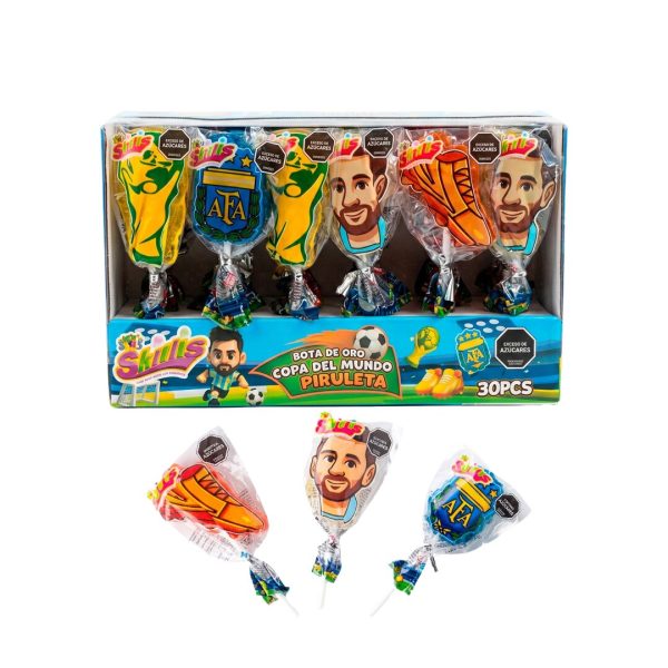 CHUPETA FIGURAS MUNDIAL *30UND CJ*20