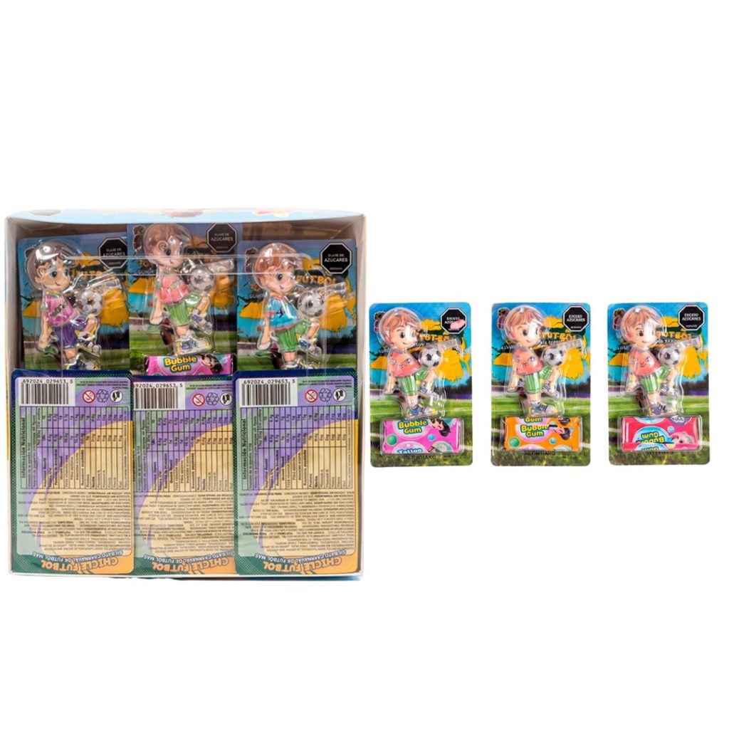 CHICLE TATUAJE FUTBOL 30UND CJ24   Mayorista AhorroPlus