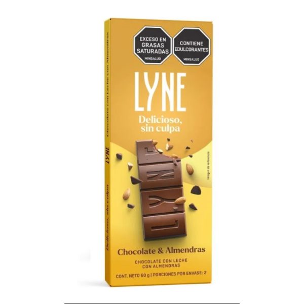 CHOCOLATE LYNE ALMENDRA *60GR CJ*10