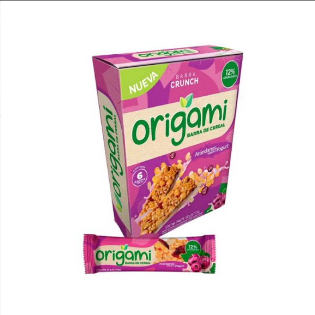 BARRA DE CEREAL ORIGAMI6 CJ6 - Mayorista AhorroPlus BARRA DE CEREAL ORIGAMI6 CJ6 Mayorista AhorroPlus