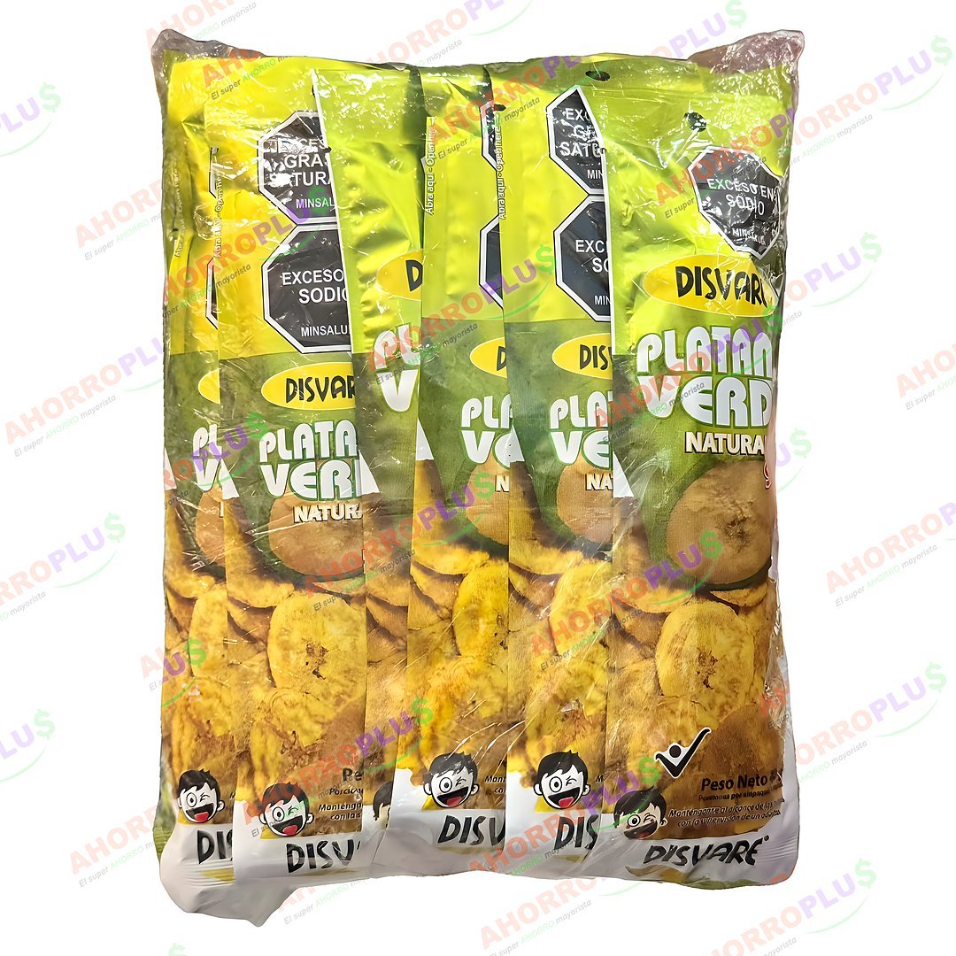 PLATANO VERDE CON SAL DISVARE PQ12 - Mayorista AhorroPlus PLATANO VERDE CON SAL DISVARE PQ12 Mayorista AhorroPlus