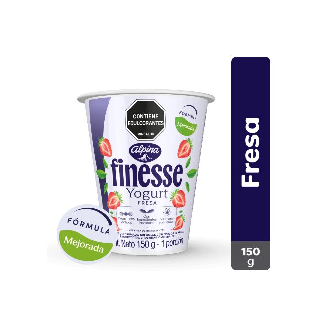 YOGURT ALPINA FINESSE 150GR NEVERA   Mayorista AhorroPlus
