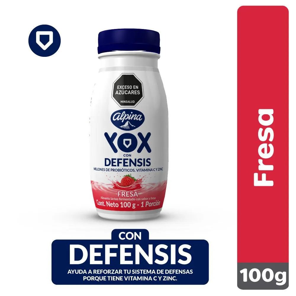 YOX CON DEFENSIS BOTELLA 100GR FRIO NEVERA   Mayorista AhorroPlus