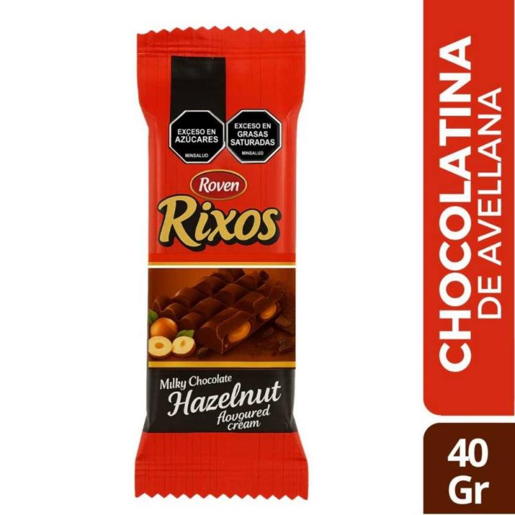 CHOCOLATINA RIXOS AVELLANA 24UND CJ6 - Mayorista AhorroPlus CHOCOLATINA RIXOS AVELLANA 24UND CJ6 Mayorista AhorroPlus