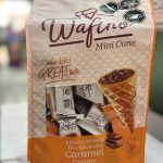 WAFINO MINI CONO CARAMELO 550GR CJ8   Mayorista AhorroPlus