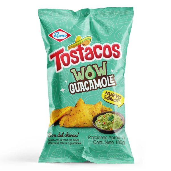 TOSTACOS WOW GUACAMOLE *185GR