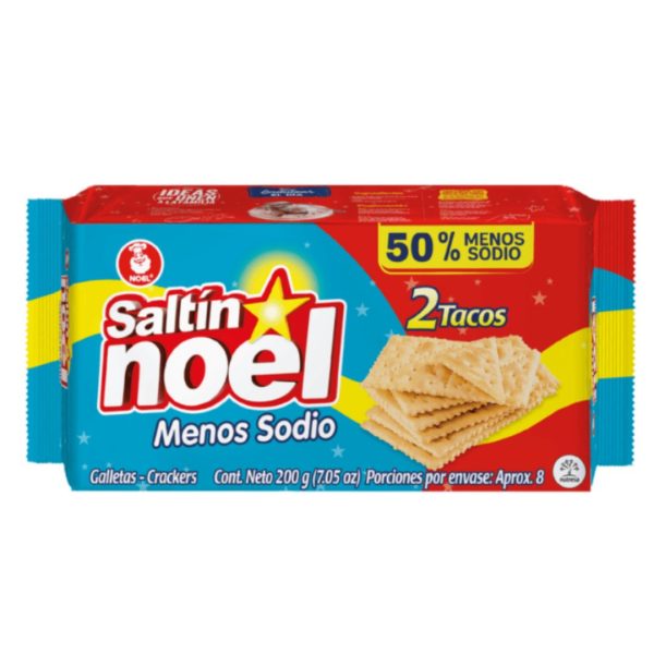 GALLETA SATIN NOEL MENOS SODIO *2 TACOS CJ*24