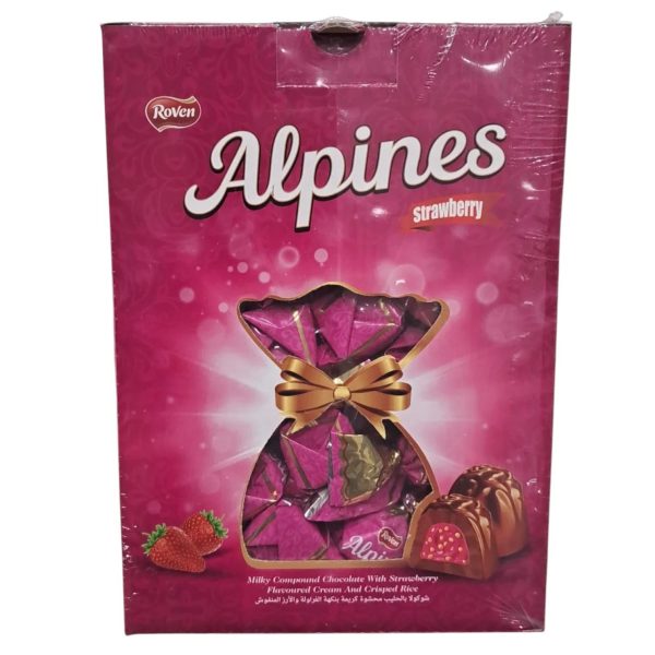 CHOCOLATES ALPINES STICK FRESA 24UND CJ*12